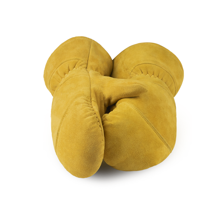 High-Quality Suede Deerskin Winter Mittens