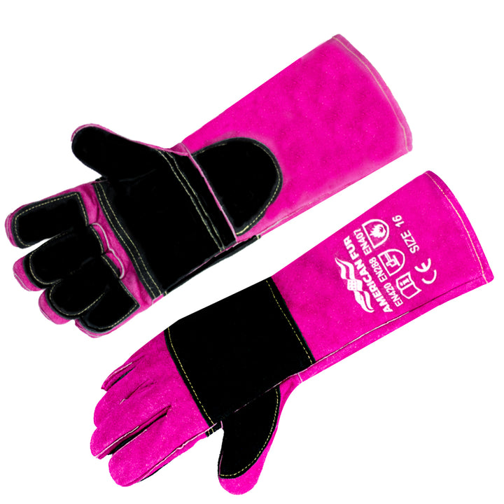 16-Inch Welding & BBQ Leather Gloves
